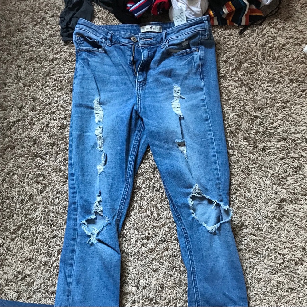 Hollister Distressed Skinny Jeans